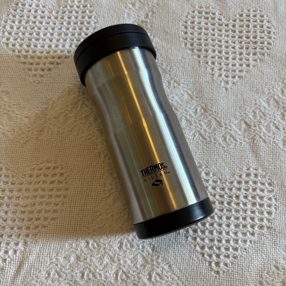 Thermos Brand Stainless Steel Double Wall Tea Tumbler w/ Infuser 12 fl oz